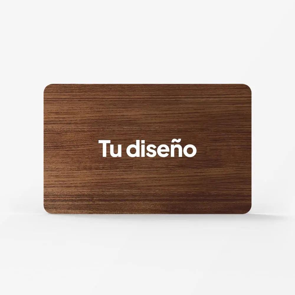 Tarjeta de Bambú Personalizada Tapni Mexico