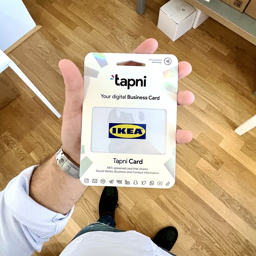 Tarjeta Personalizada de Tapni | Tarjeta de presentación inteligente ...